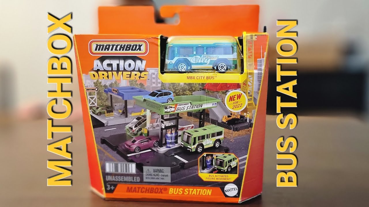 Zeke Zula's Amazing Matchbox Bus Station!