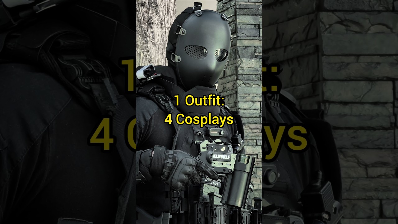 1 Outfit: 4 Cosplays #melryvelf #mx #callofduty #cosplay