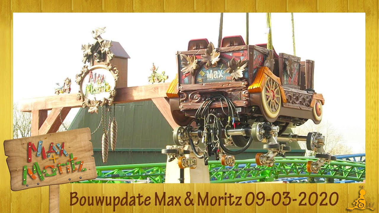 Bouw achtbaan Max & Moritz - Update 14 (Plaatsing karretjes) #Efteling