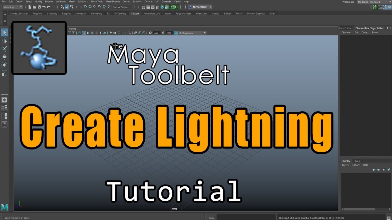 The Maya Toolbelt - Create Lightning