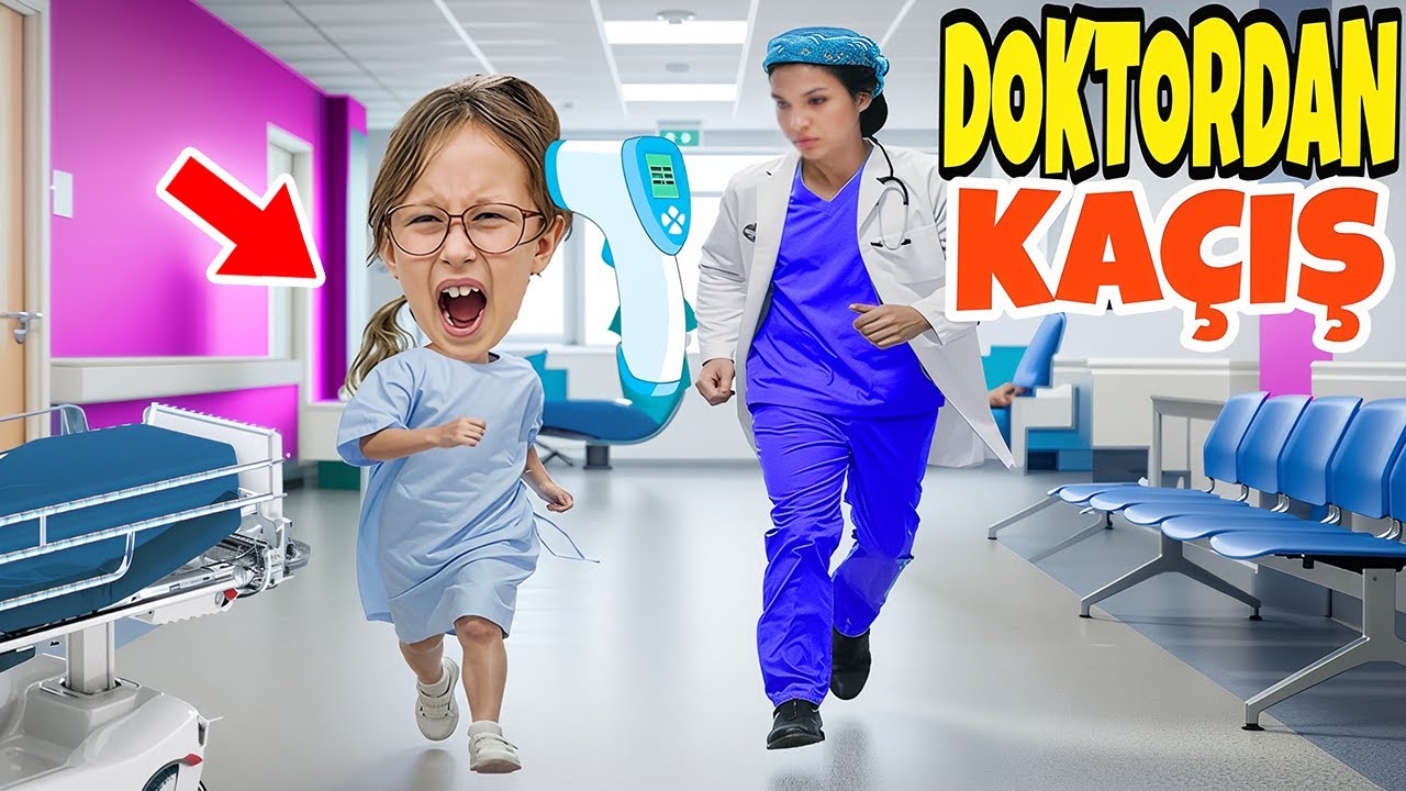 BAHAR GÖZ DOKTORUNA GİTTİ DAMLA DAMLATACAKLAR DİYE KORKTU KAÇTI !!