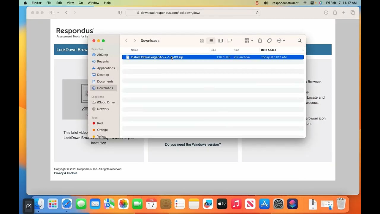 How to Install LockDown Browser for Mac Computers: Student Guide