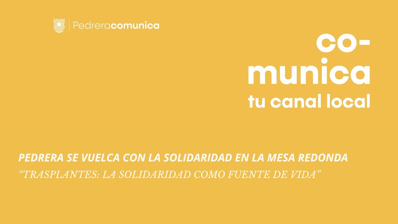 TRASPLANTES, LA SOLIDARIDAD COMO FUENTE DE VIDA NOVIEMBRE 2025
