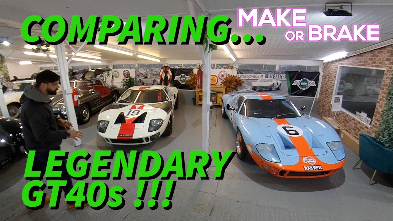 COMPARING GT40 SUPERCARS ON GT40 BUILD SERIES - MAKE OR BRAKE