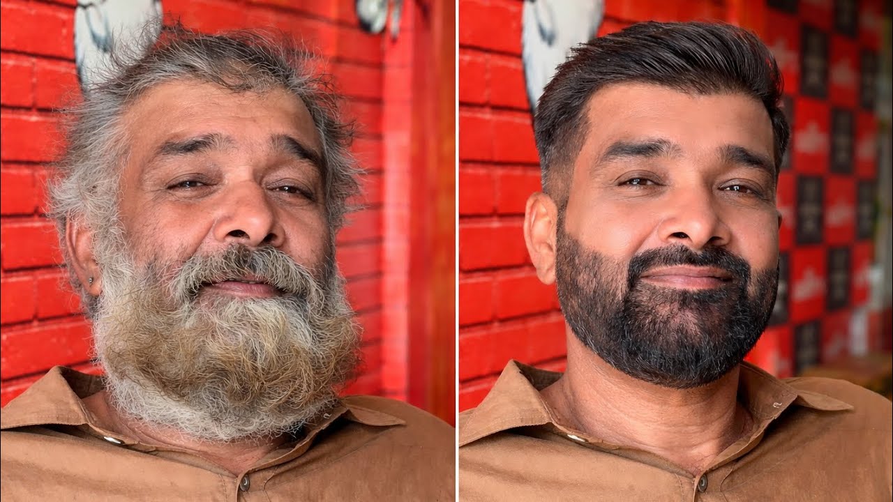 60 Year Old Man Extreme Makeover | ASMR Haircut & Beard Transformation (Looks 30 Again!)