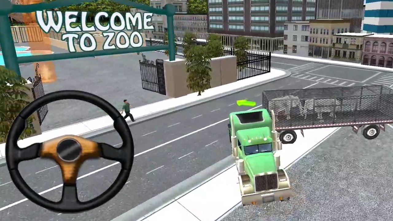 Zoo Animal Transport Simulator - Transport Big Animals  Elephants and Hippopotamuses # Gameplay 2017