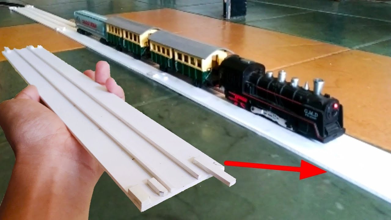 Bikin Rel Lurus Dari Bahan PVC Foam. Mudah dan Murah, Kereta Lancar Jaya😎
