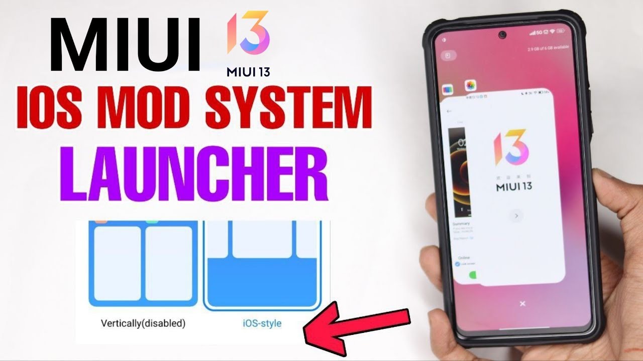 MIUI 13 iOS Modded Launcher for Xiaomi, Redmi & Poco Phones