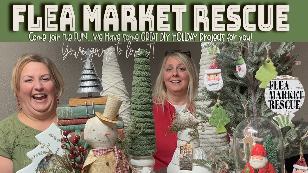 TRASH TO TREASURE HOLIDAY THRIFTED CHRISTMAS HOME DECOR PROJECTS