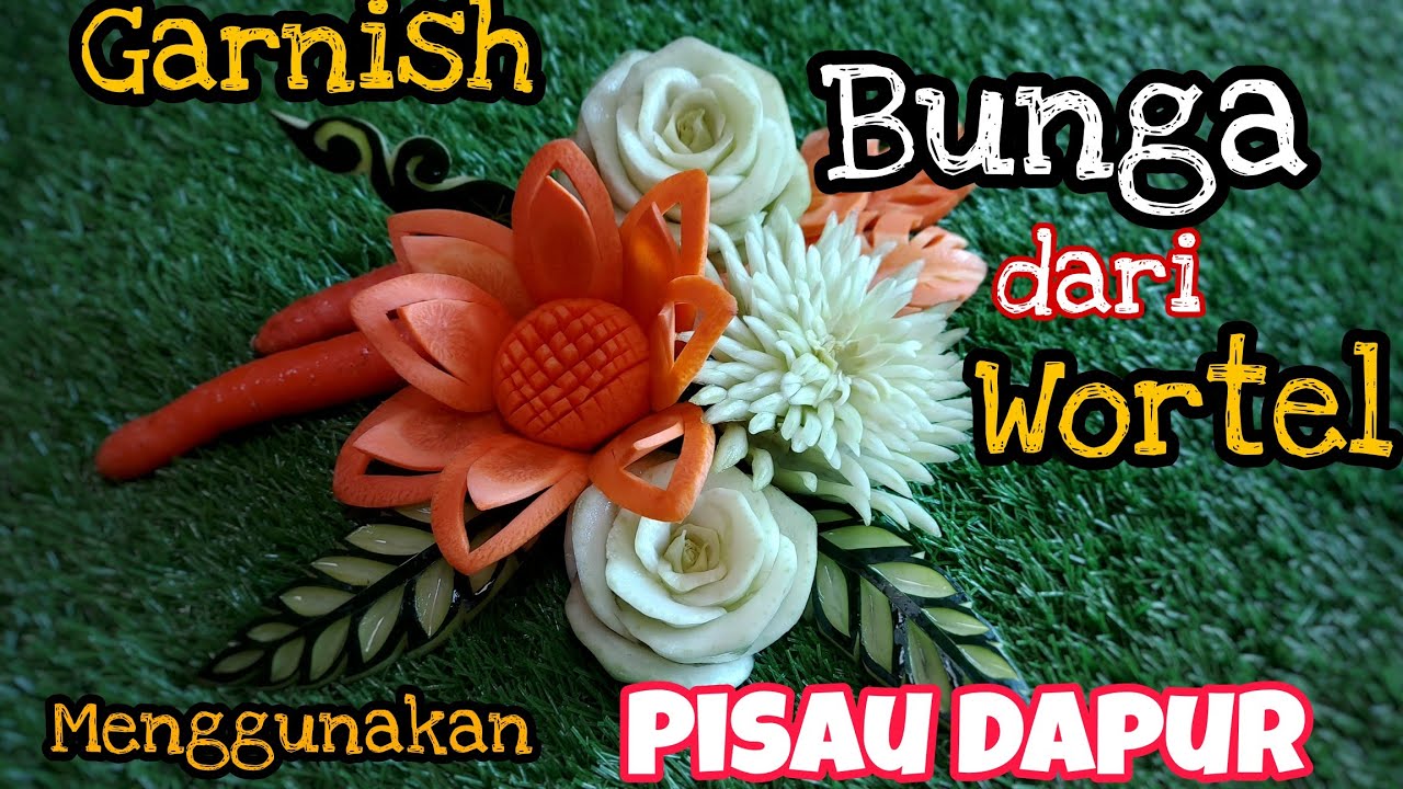 Cara Membuat Garnish Tumpeng Cantik menggunakan Pisau Dapur