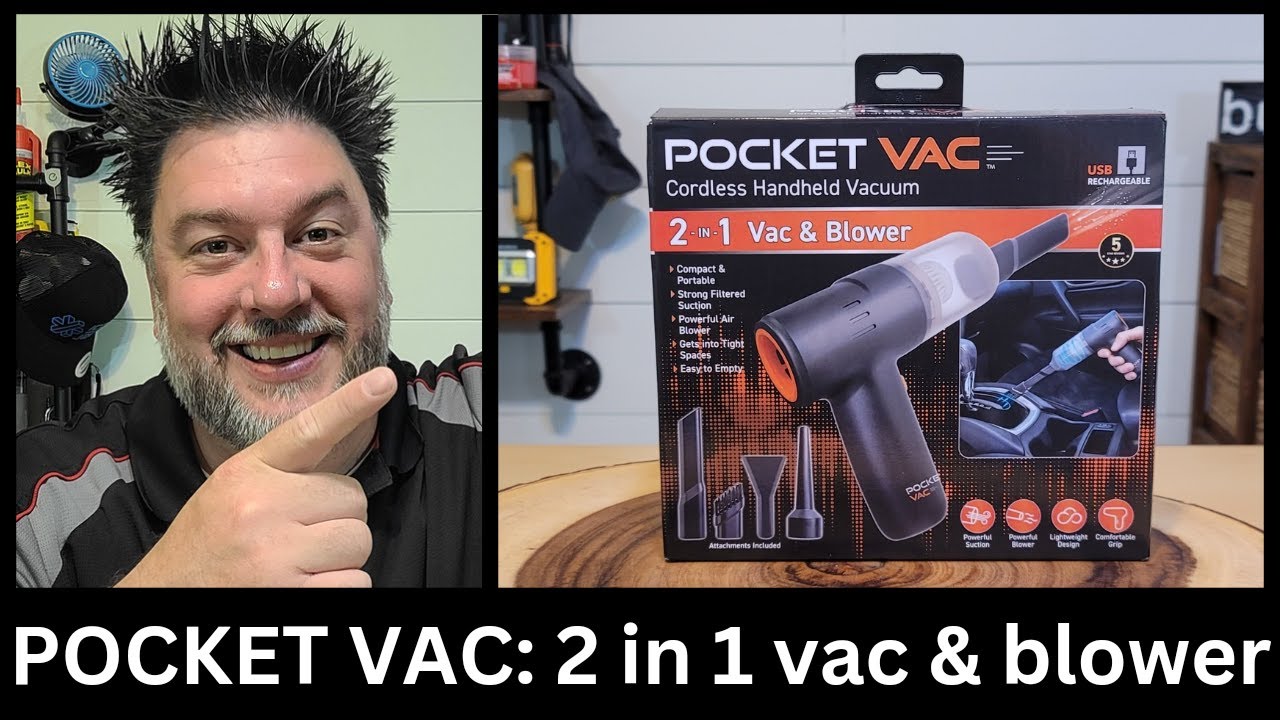 Pocket Vac As seen on TV compact hand held vacuum
