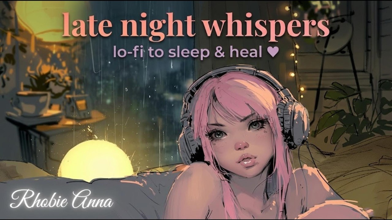 **late night whispers / lo-fi to sleep & heal 🖤**