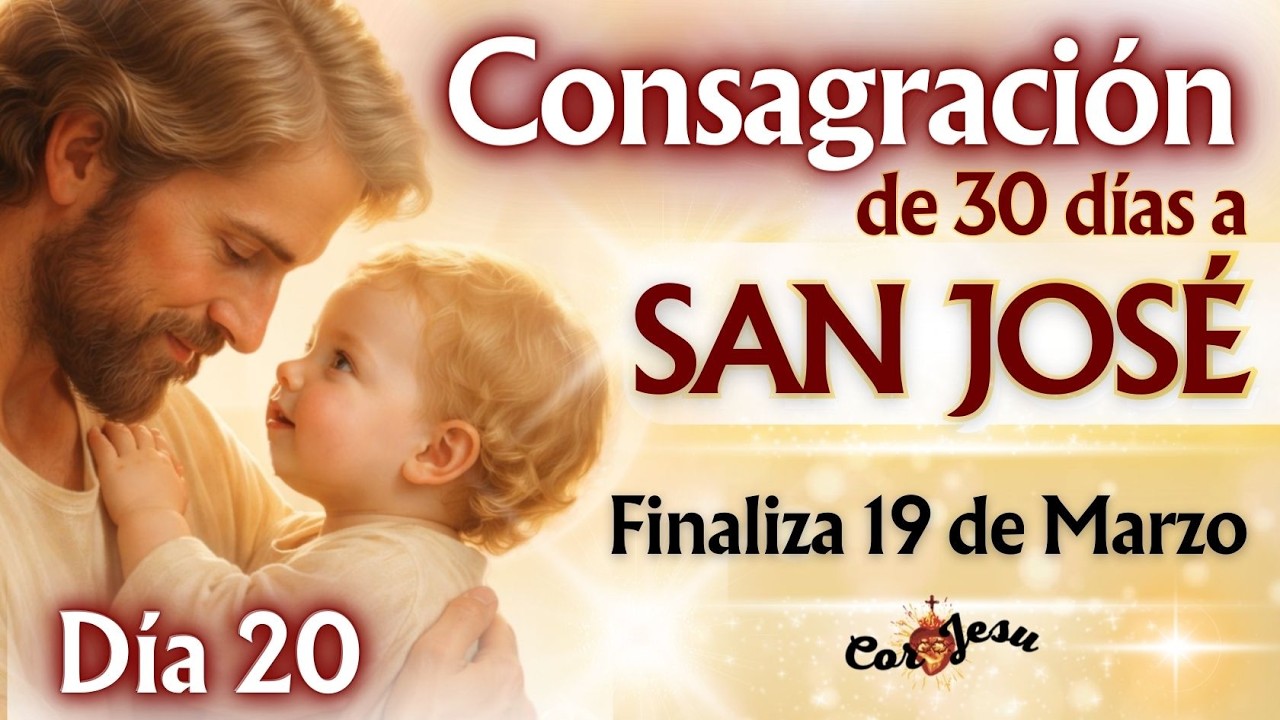 🔴🧺 DÍA 20 -  CONSAGRACIÓN A SAN JOSÉ | CANASTO A SAN JOSÉ ❤️