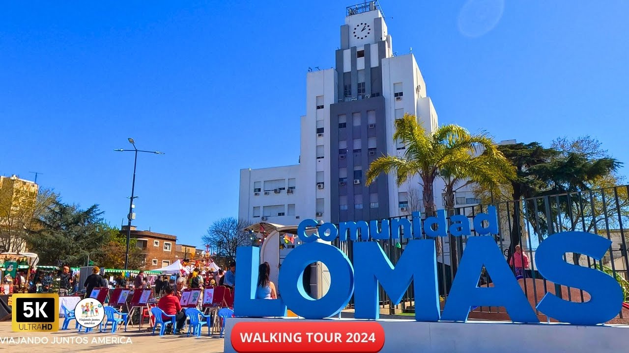 【5K】Así es el CENTRO COMERCIAL de LOMAS DE ZAMORA | Buenos Aires