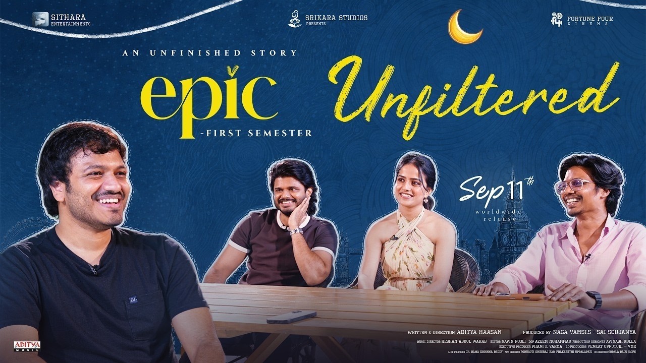 Team Epic Full Fun Interview | Anand Deverakonda | VaishnaviChaitanya | Aditya Haasan | Sai Marthand