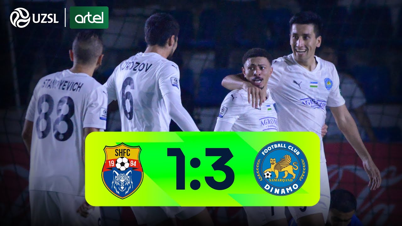 Superliga 8-tur. Sho‘rtan - Dinamo bahsida kiritilgan gollar va xavfli vaziyatlar (Highlights)