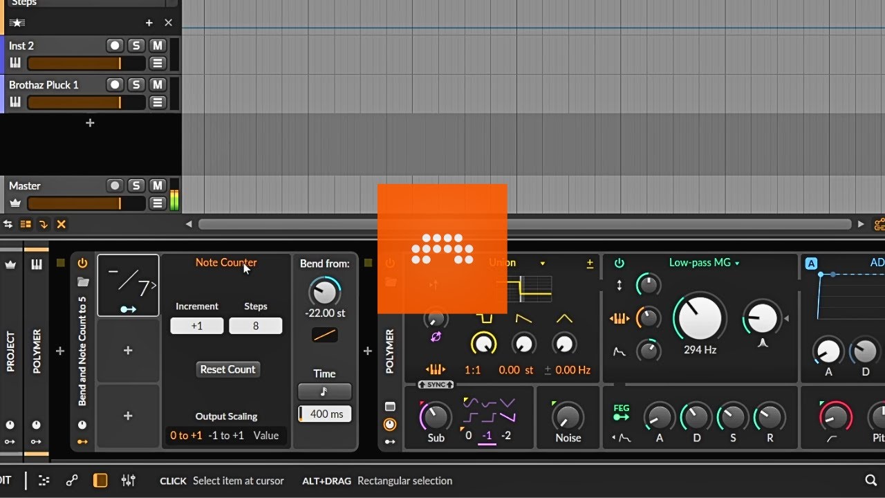 Bitwig - Bend