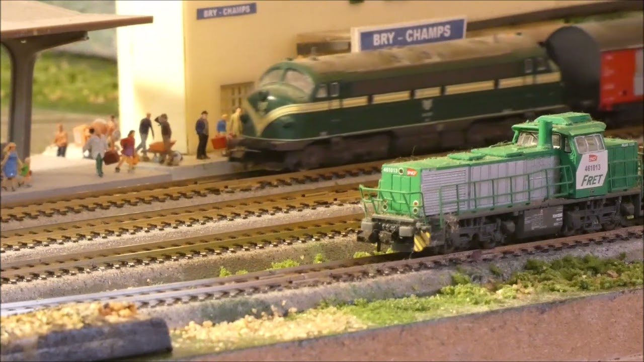 Réseau train échelle N 1/160