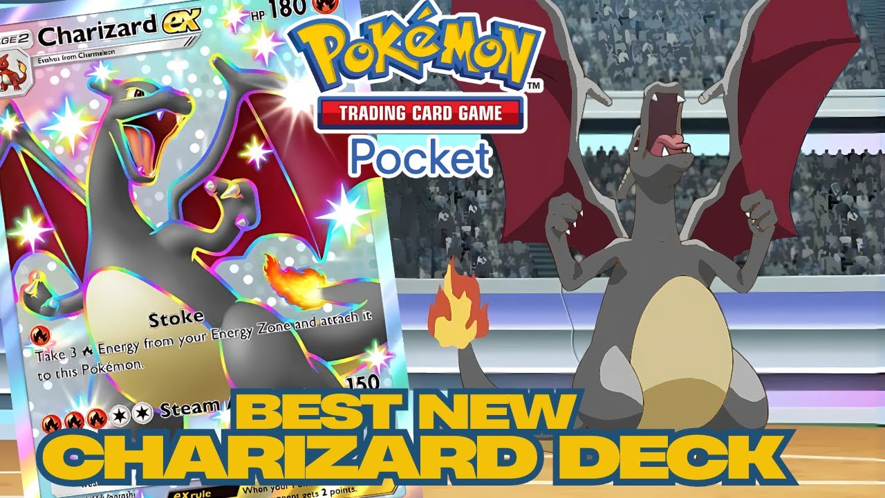 This is the BEST DECK for the NEW CHARIZARD EX. Pokemon TCG Pocket