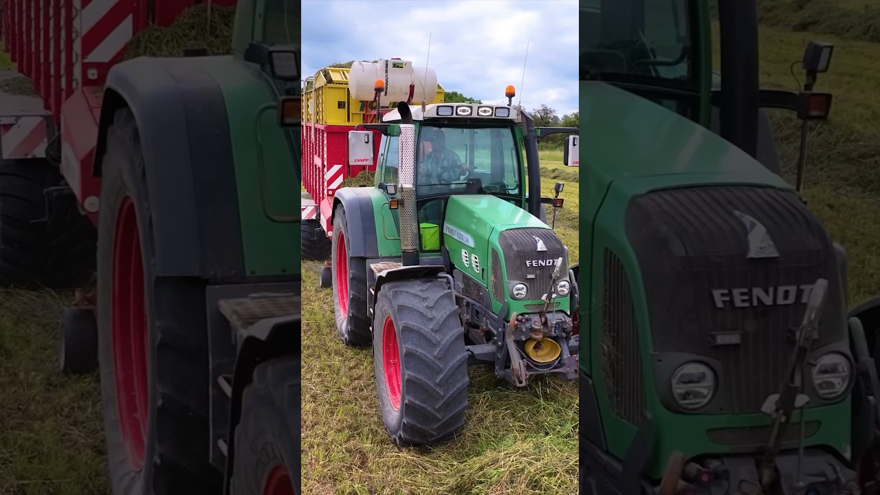 BIG GRASS COLLECTOR #harvest2023 #agriculture #classictractor #silage2023