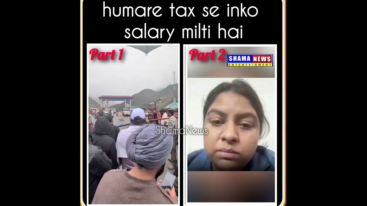 Ladakh Check Post Par Army Se Behas Ka Video Viral,Baad Mein Tourist Ne Maangi Maafi#shamanews#viral