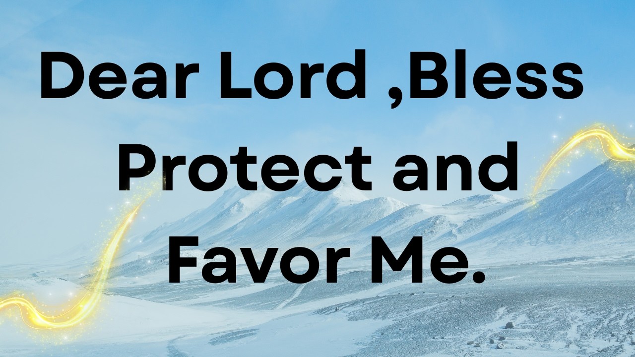 Powerful Prayer for Protection, Blessing & Favor | Psalm 21