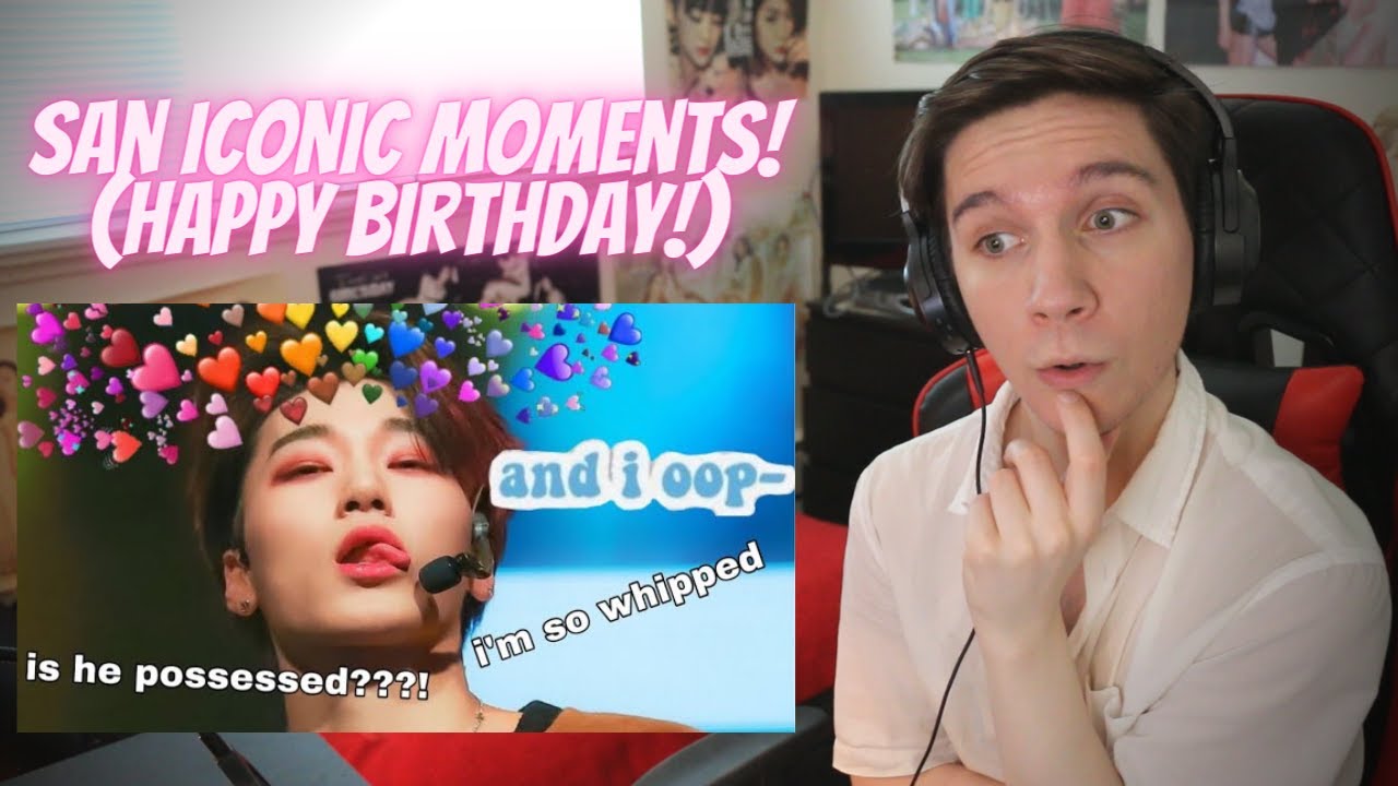 DANCER REACTS TO ATEEZ | 'san moments that i think about A LOT recently' | HAPPY BIRTHDAY, SAN!