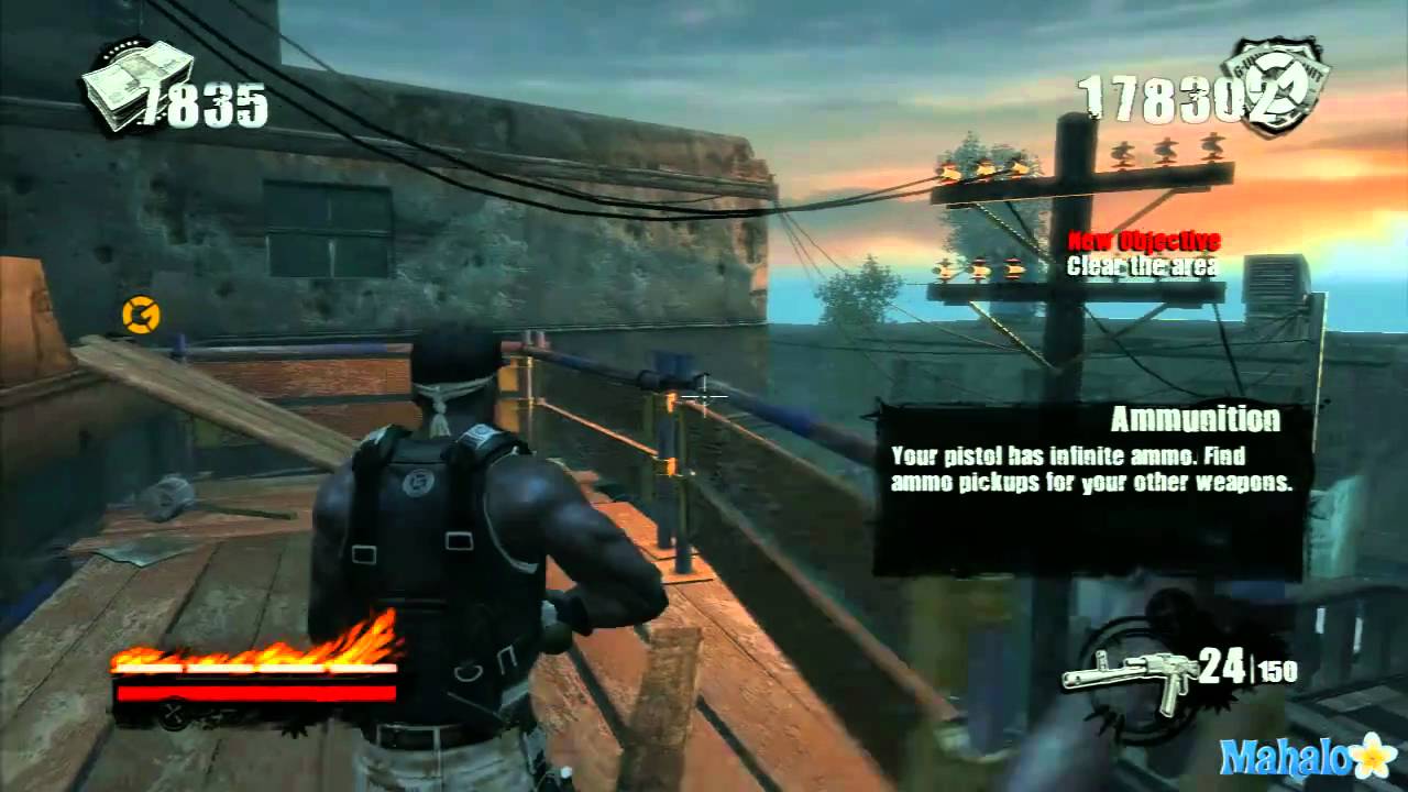 50 Cent Blood on the Sand Walkthrough - Mission 1 - The City Slums Part 1