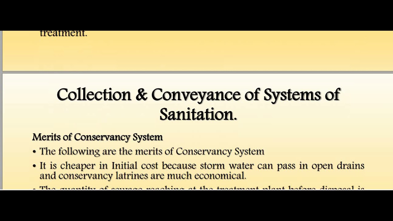 Collection & Conveyance System of Sanitation