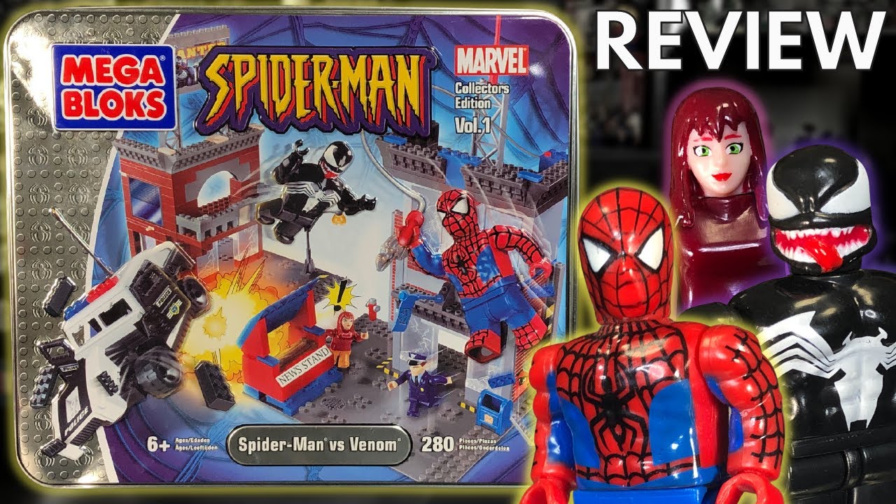 РЕДКИЙ НАБОР MEGA BLOKS «Человек-паук против Венома» ОБЗОР!