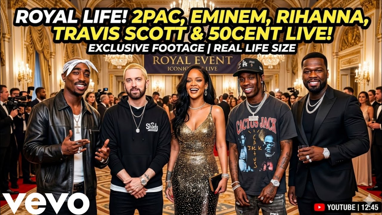 2Pac, Eminem, Rihanna, Travis Scott, 50cent,“Royal Night Vibes” || officer video music ||