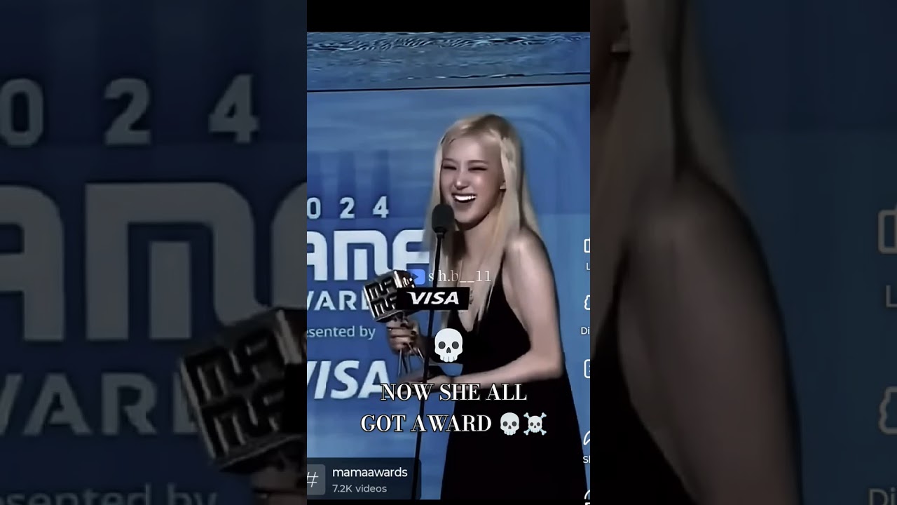 jisoo also got award 🎉🎈 #music #best female solo artist #kim jisoo