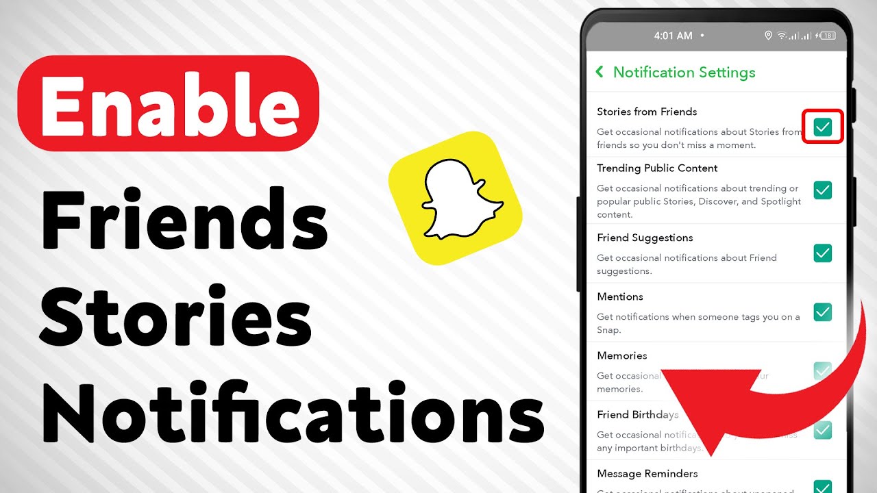 How to Enable Friends Stories Notifications on Snapchat (Updated)