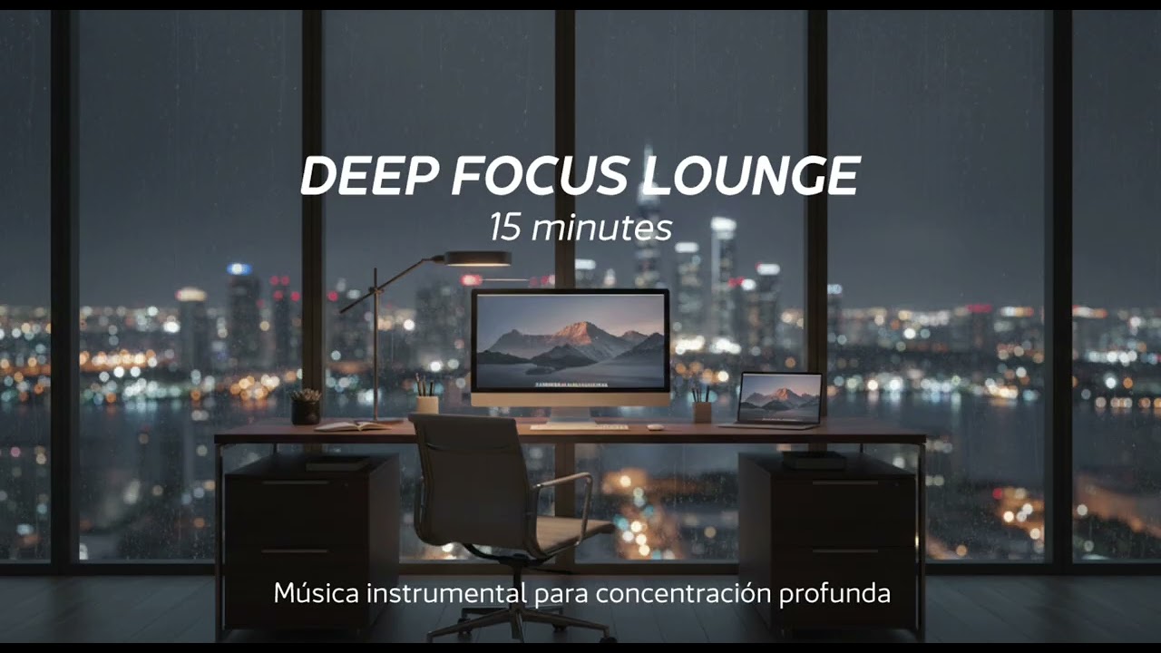 Deep Focus Lounge | Música para Estudiar y Productividad (15 Minutes Jazz Ambient)