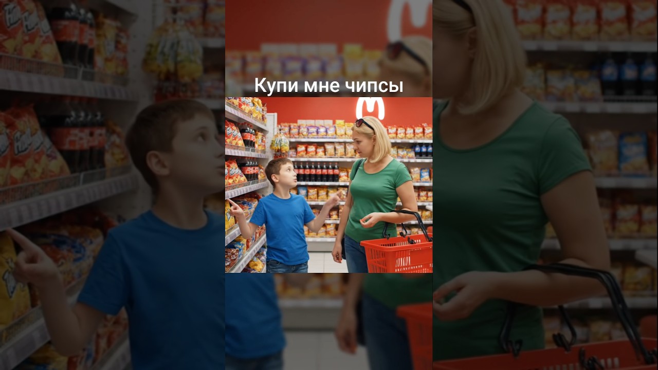 Логика мамы.Мне нельзя, маме можно( #мама #мамы #сын #газировка #чипсы #торт #кола #пепси #жиза #ai