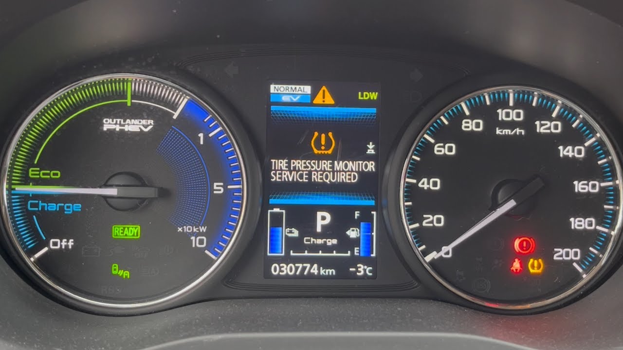 Tire Pressure Monitor Service Required on Mitsubishi