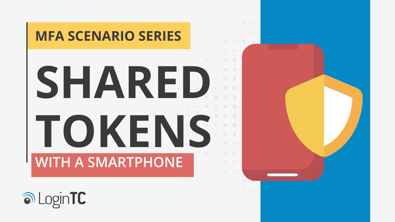 How can end users share an MFA token with a smartphone?