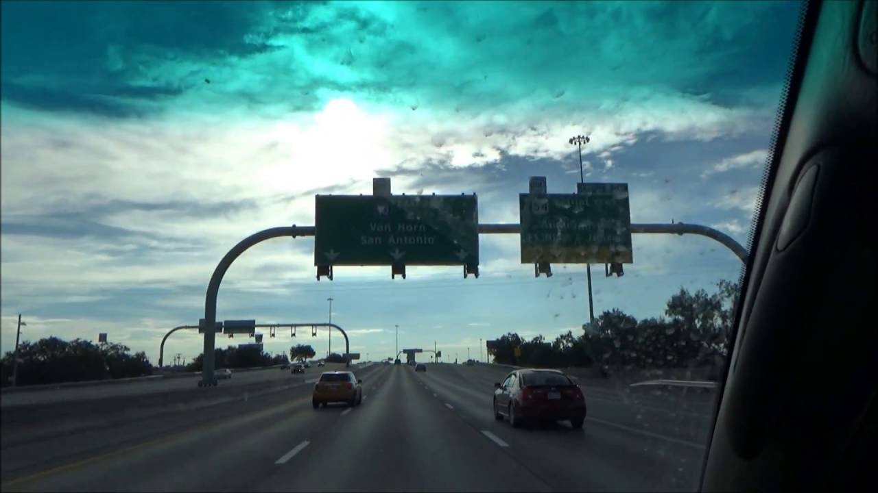 Sony CX405: August 2015 Road Trip from El Paso, TX to San Antonio, TX I-10 East