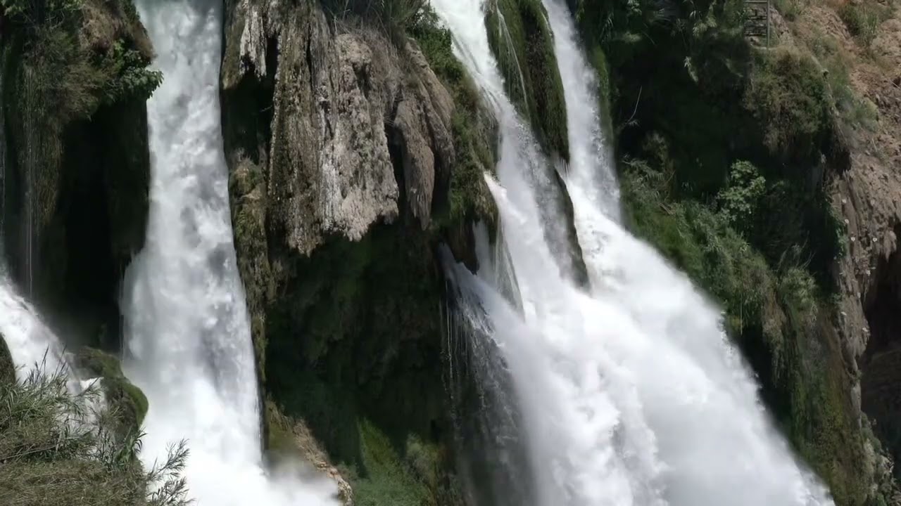 8 Hours Powerful Waterfall Ambience 🌊🍃Relaxing Water Sounds for Deep Sleep & Stress Relief All Night