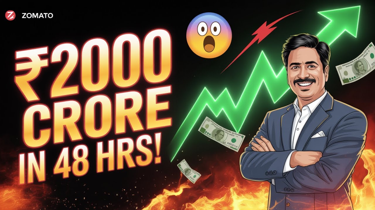 ₹2000 CRORE in 48 HOURS! Deepinder Goyal Epic Win --- Zomato Eternal Rally Explained