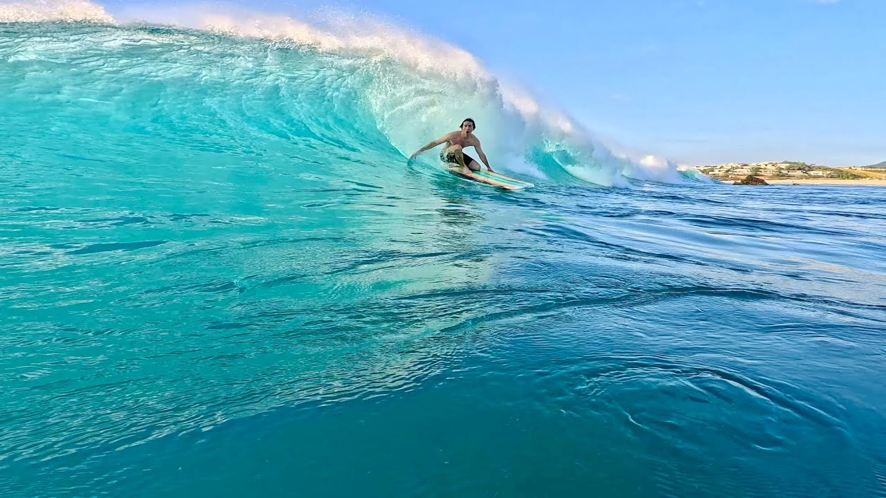SURFING AN EPIC SECRET WAVE ON THE CATCH SURF X LOST CROWD KILLER (RAW POV)