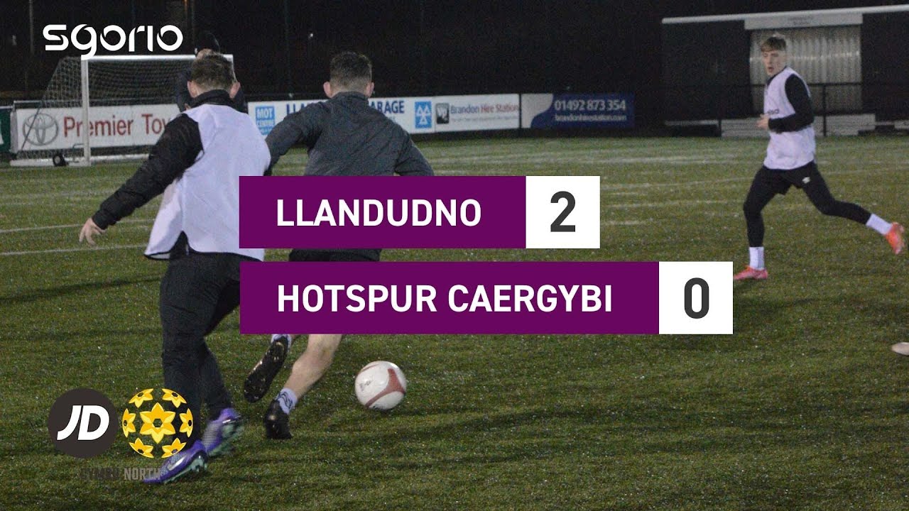 Llandudno 2-0 Hotspur Caergybi | JD Cymru North