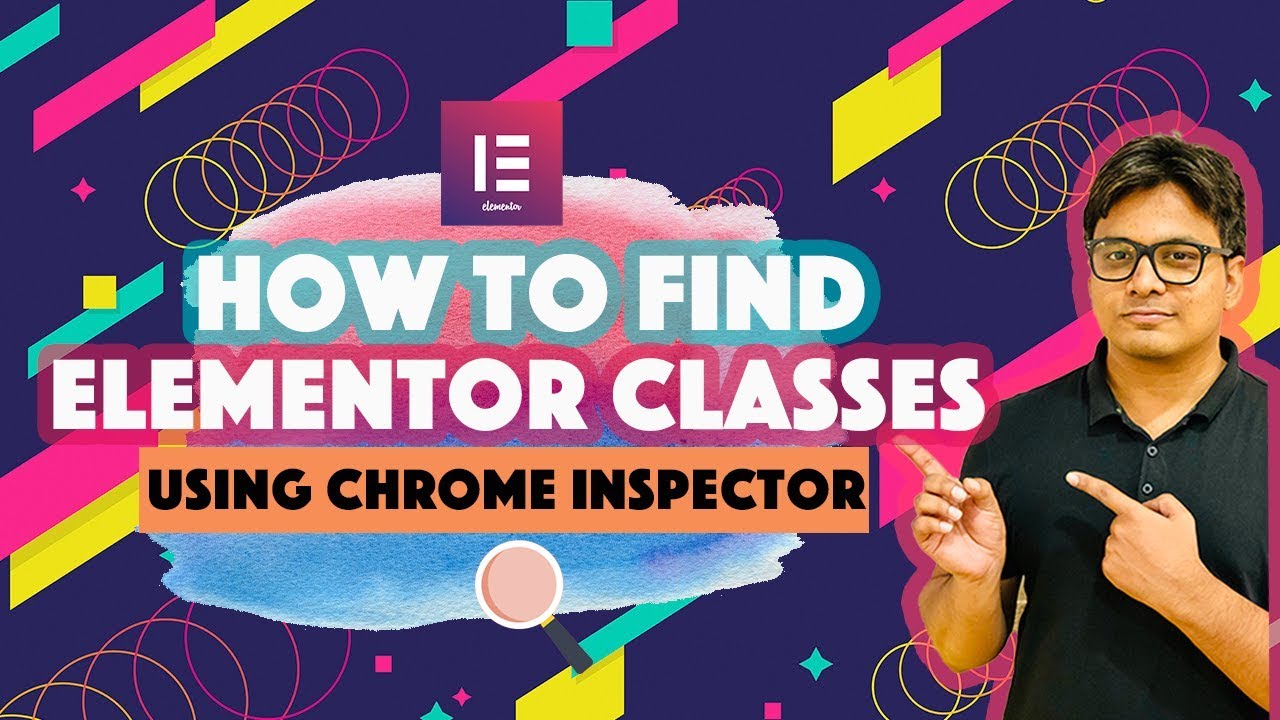 CSS-классы Elementor: как найти классы с помощью Chrome Inspector