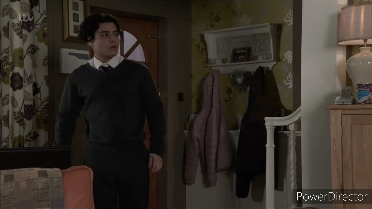 Coronation Street - Aadi Punches Corey (23rd April 2021)