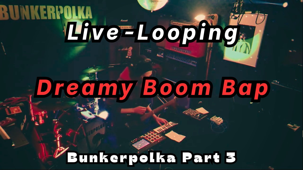 Mushy Brain - Dreamy Boom Bap Instrumental (Live-Looping at Bunkerpolka Part 3)