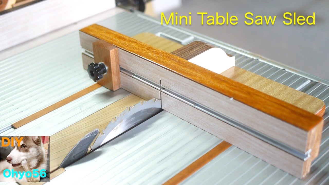 Mini Table Saw Sled