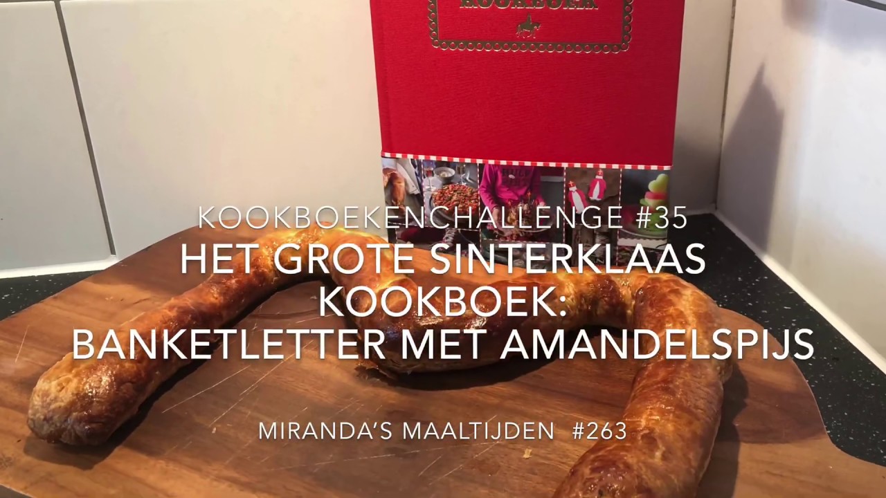 Banketletter met amandelspijs (MM 263)
