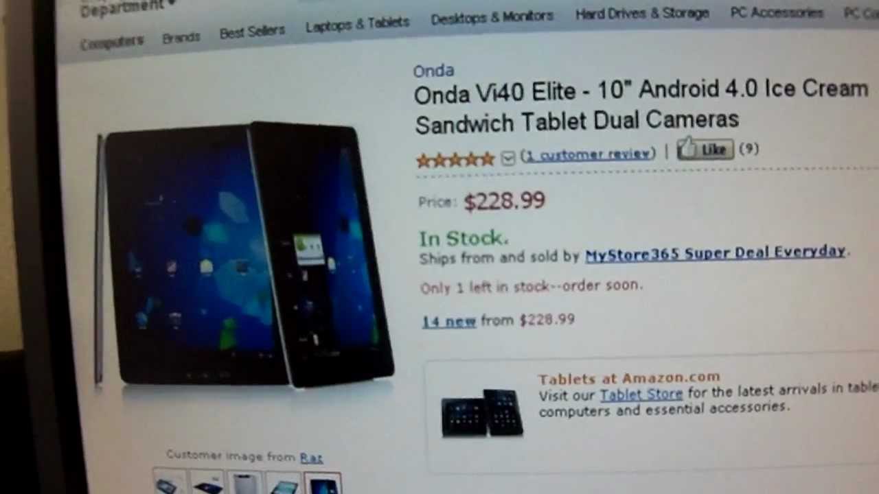 Best places to buy the Onda Vi40 tablet