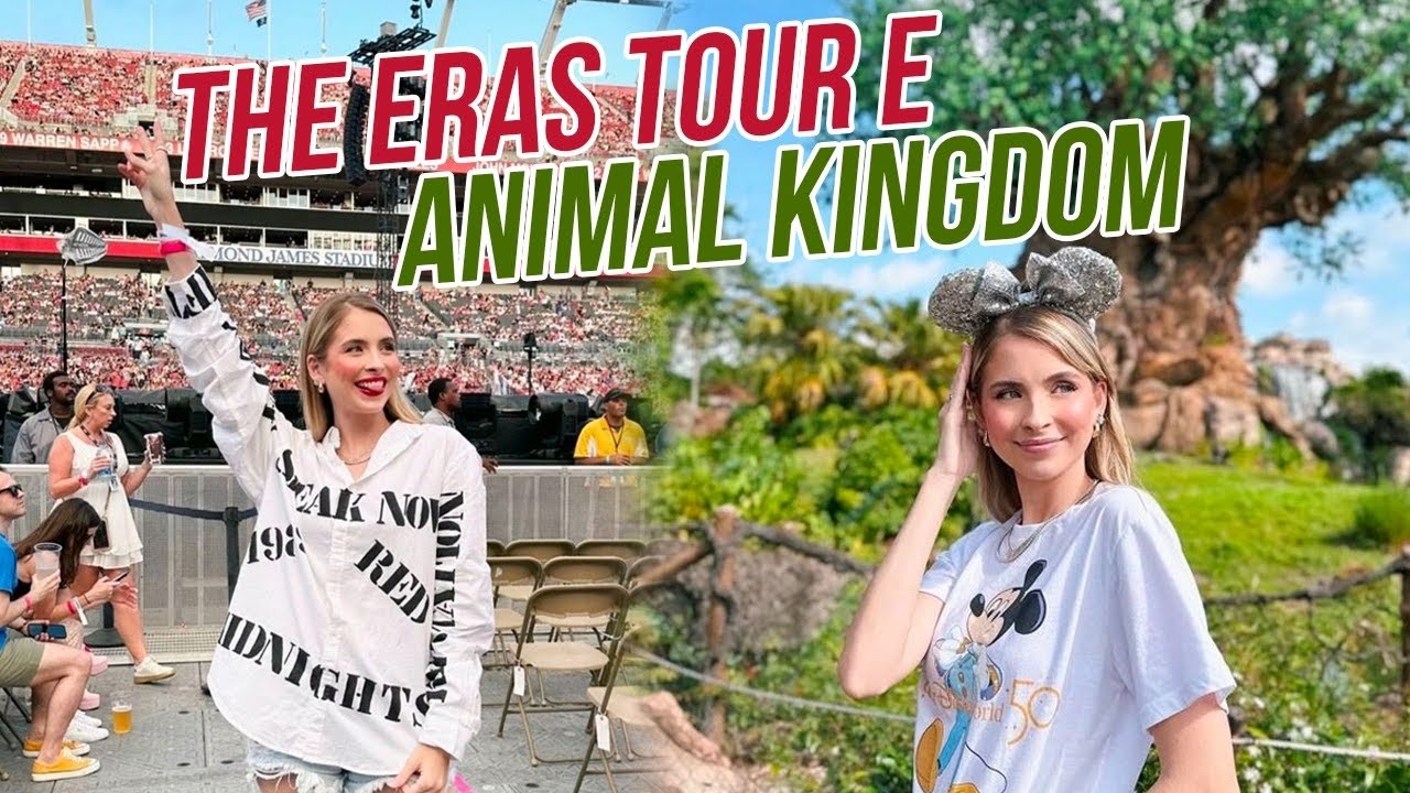 FUI NO SHOW DA TAYLOR SWIFT EM TAMPAAAA!!!! 😍😍😍 e dia no ANIMAL KINGDOM 🦁🐯🐒