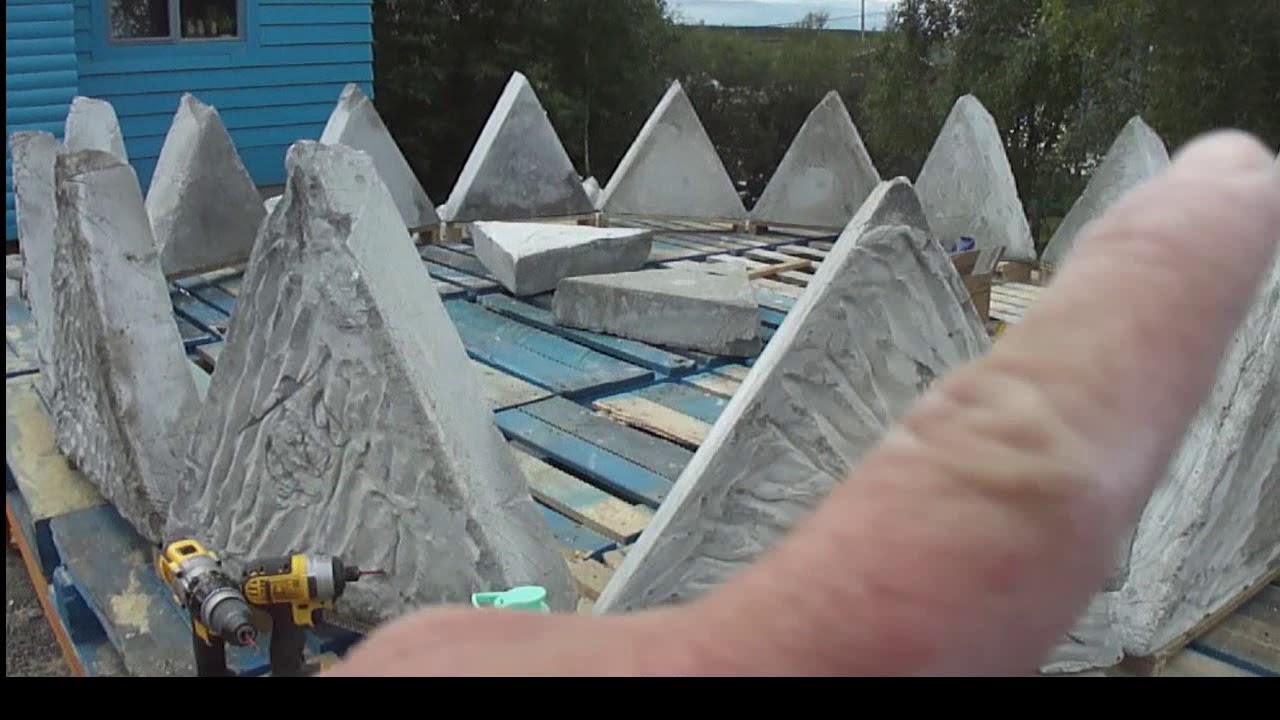 10 ft aircrete dome with captions